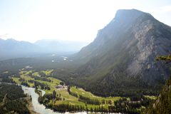 25 Banff Springs Golf Course Next To Bow River And Below Mount Rundle From Tunnel Mountain In Summer.jpg